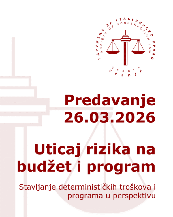 NEČLANOVI 26.03.2026 Uticaj rizika na budžet i program: Stavljanje determinističkih troškova i programa u perspektivu