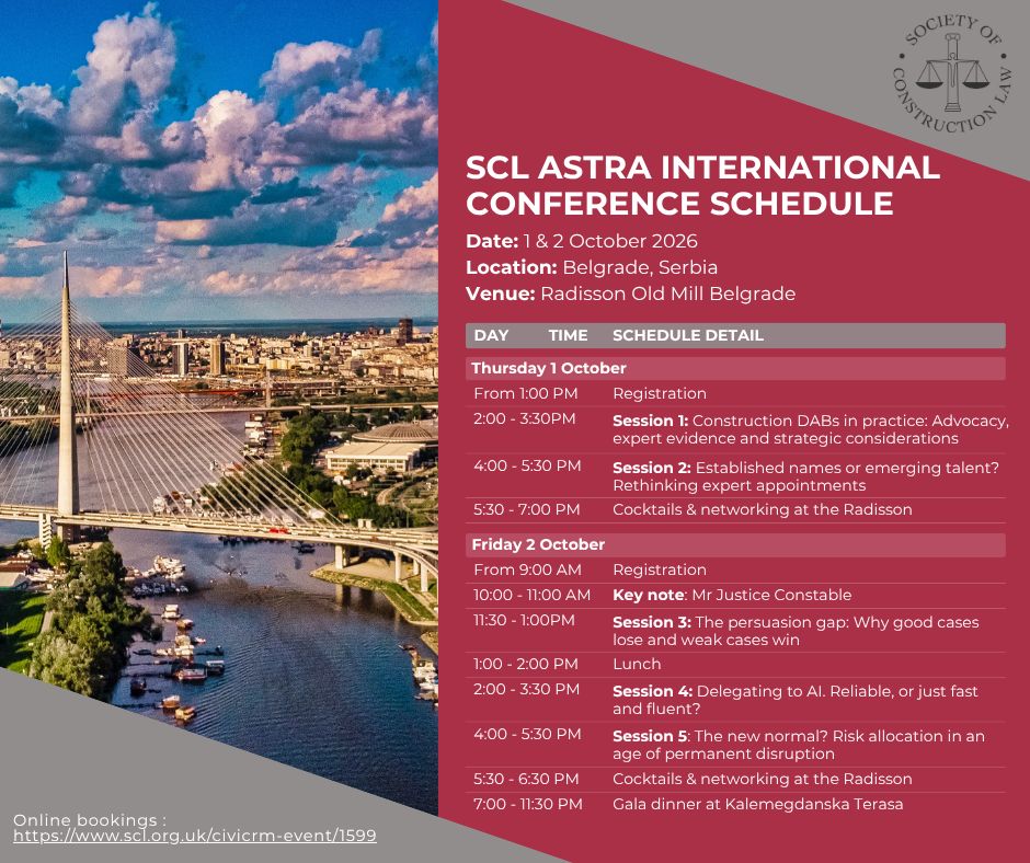 SCL UK Astra International Conference